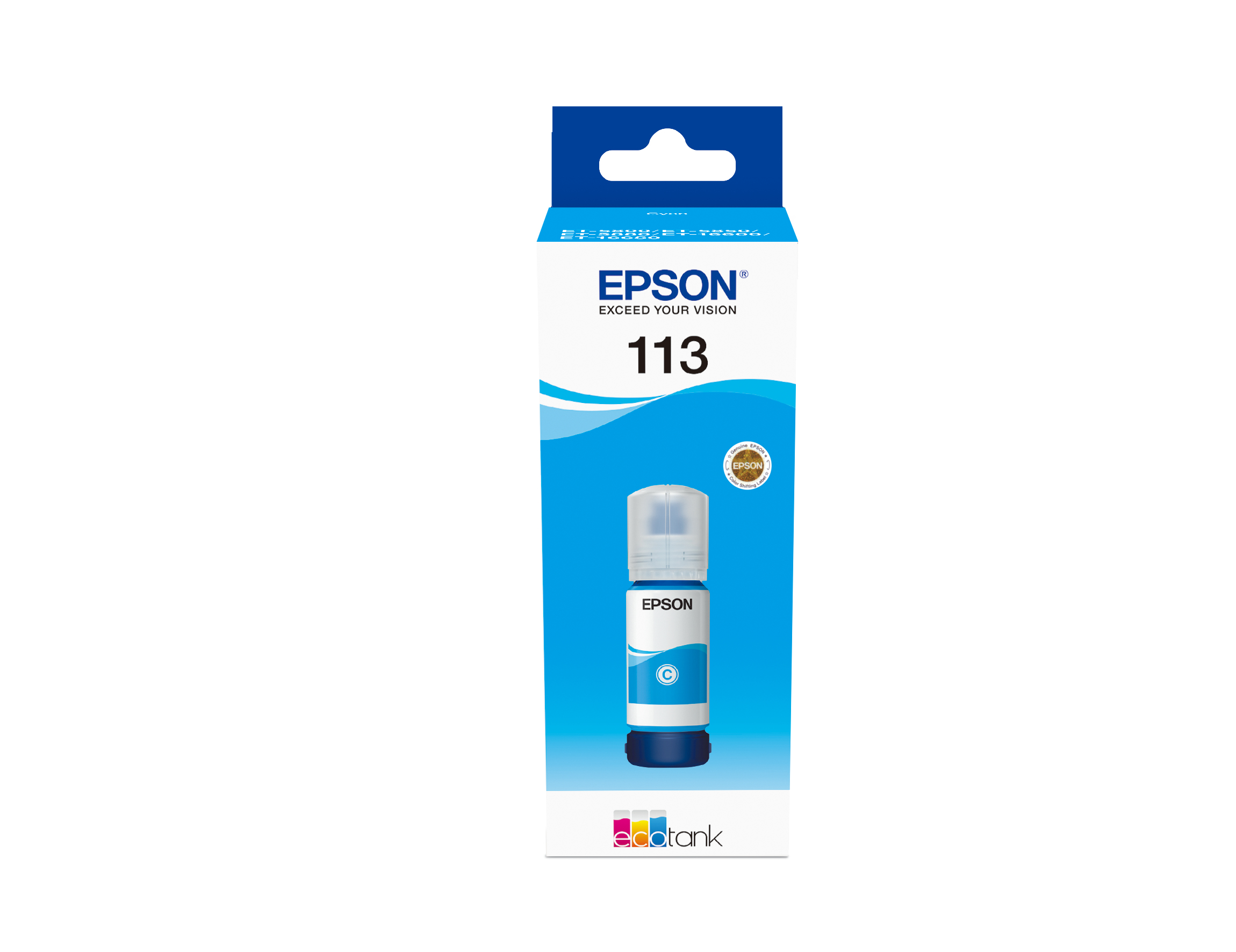 Inktfles EPSON 113 EcoTank Pigment Cyan