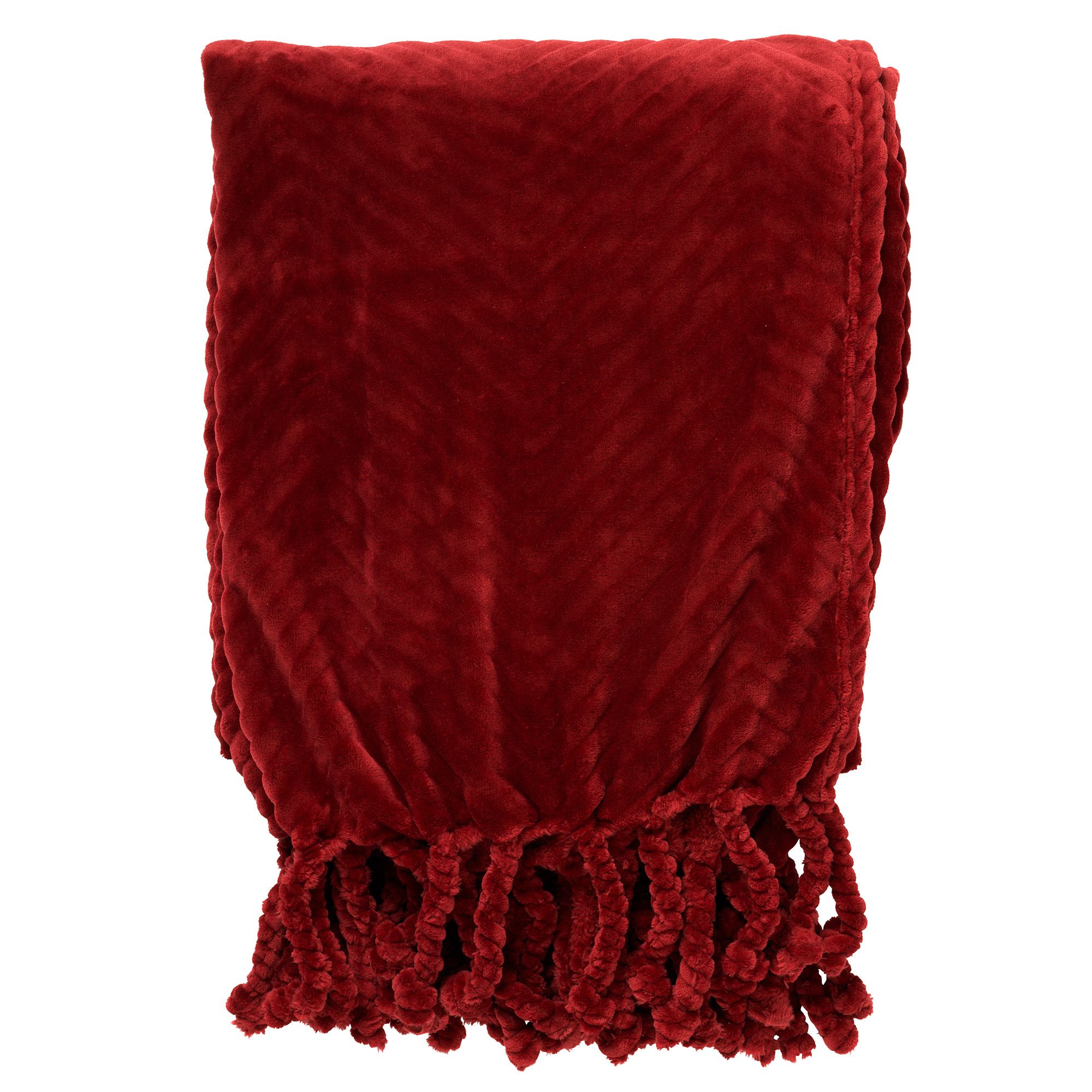 Plaid Dutch Decor ZIGGY Merlot 140x180cm