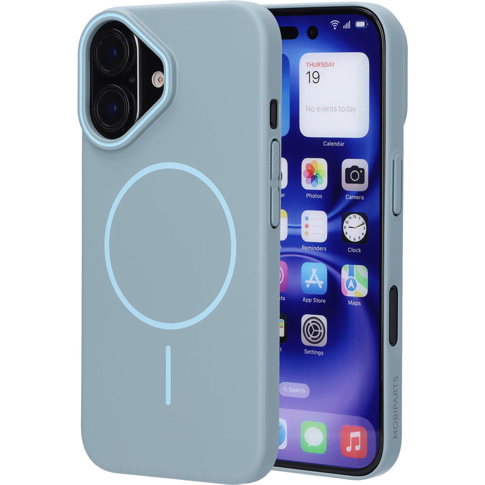 Mobiparts Slim Line Case Apple iPhone 16 (MagSafe) Sage Green