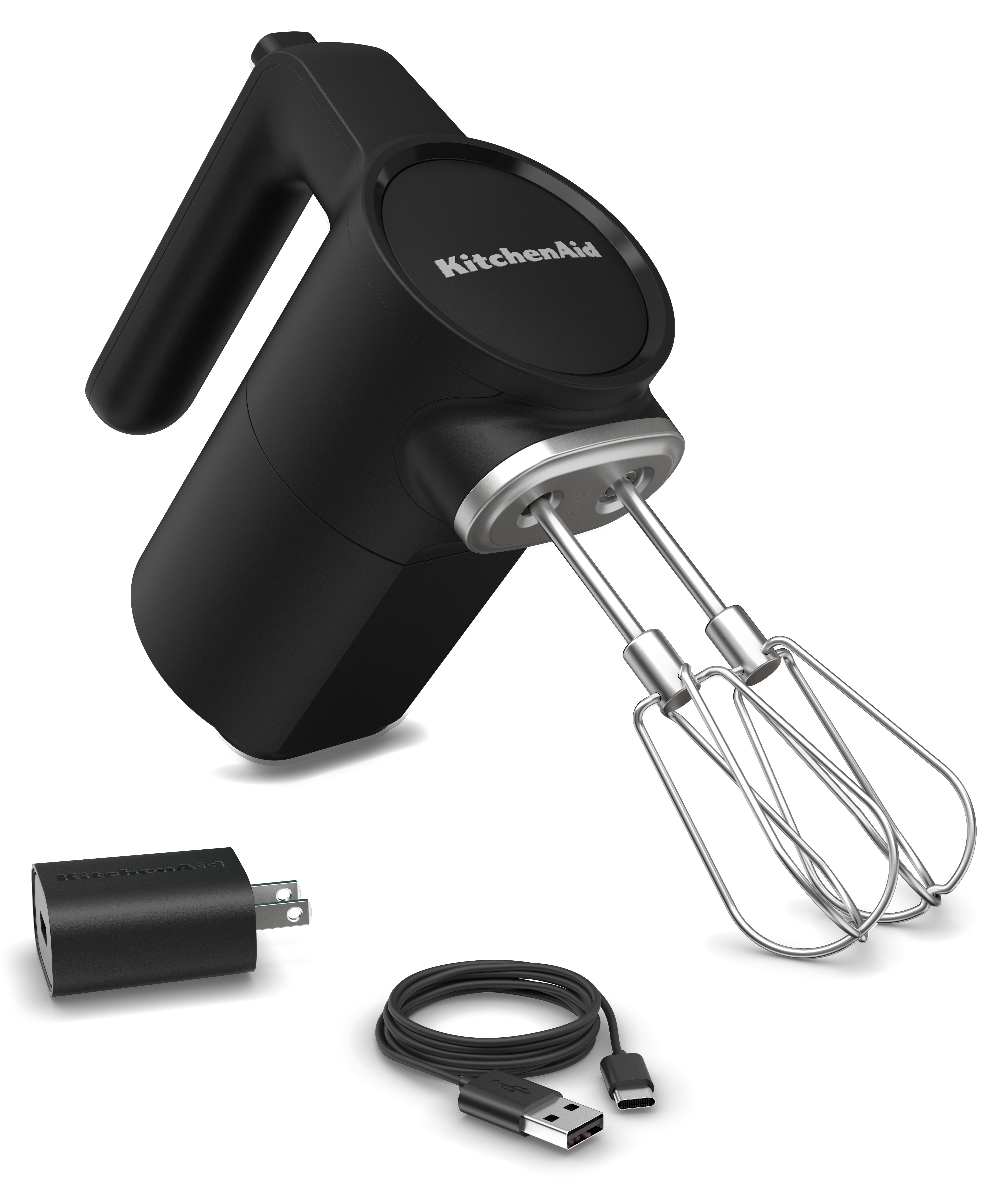 Draadloze handmixer KITCHENAID 5KHMR762BM Go / matzwart / met batterij
