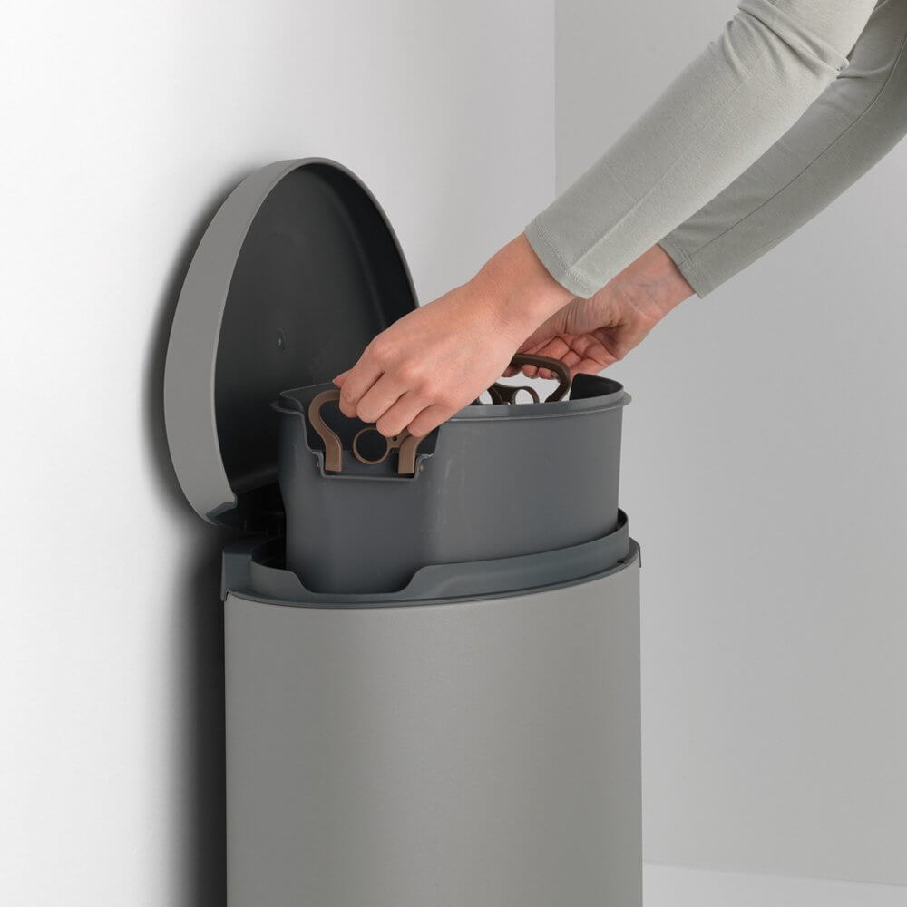 Brabantia FlatBack+ 40 l Overige Grijs