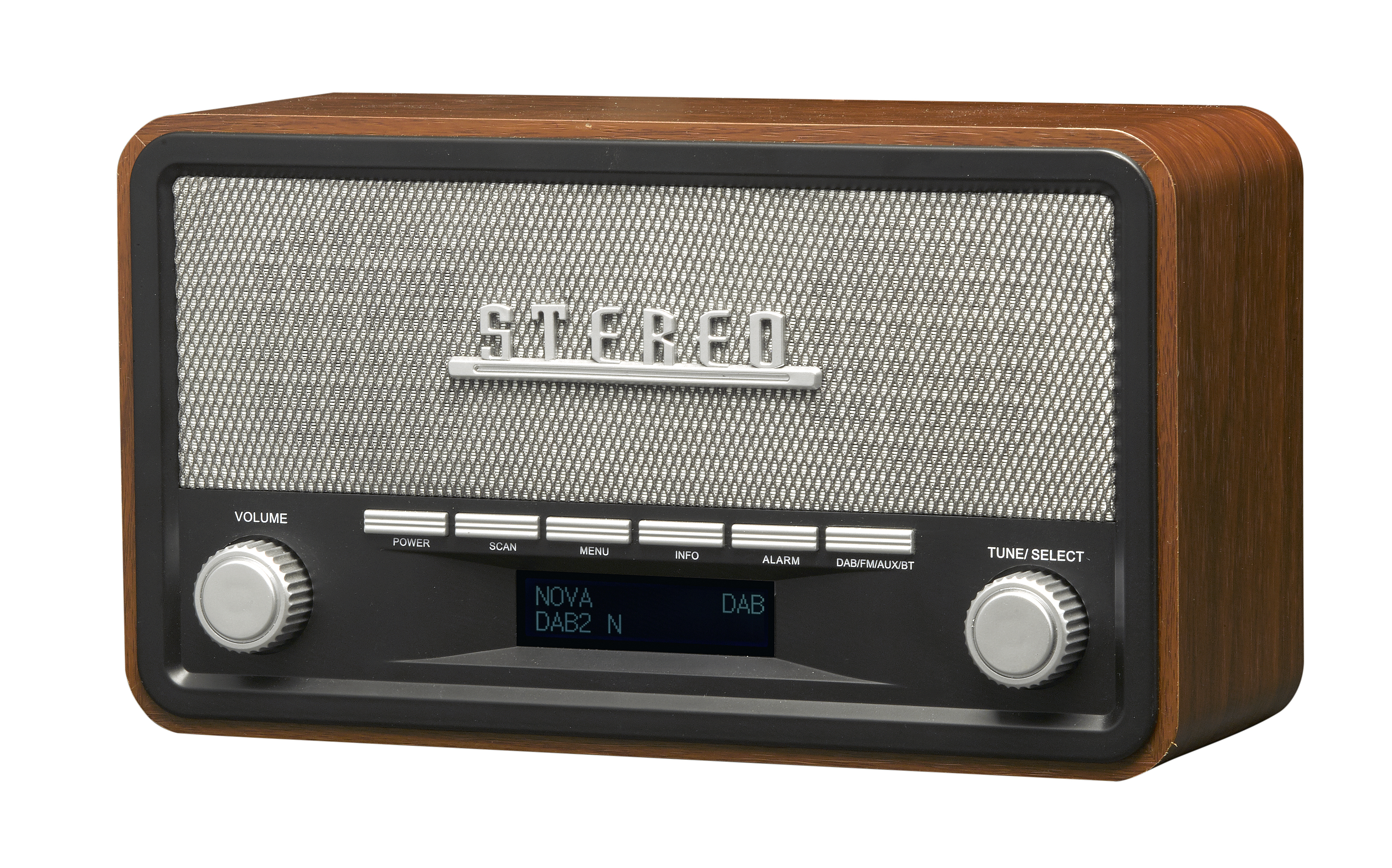 Denver DAB-18 radio Persoonlijk Analoog & digitaal Zwart, Grijs