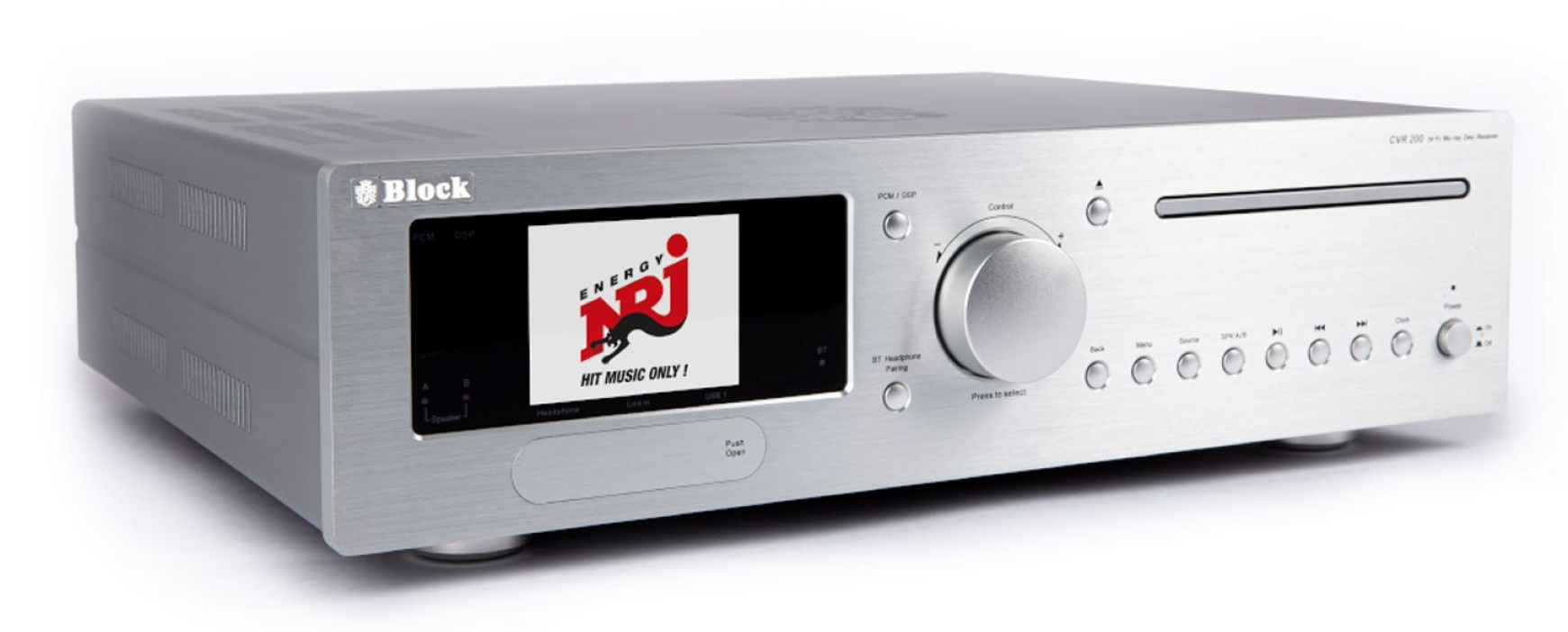 Block receiver cvr-200 silver