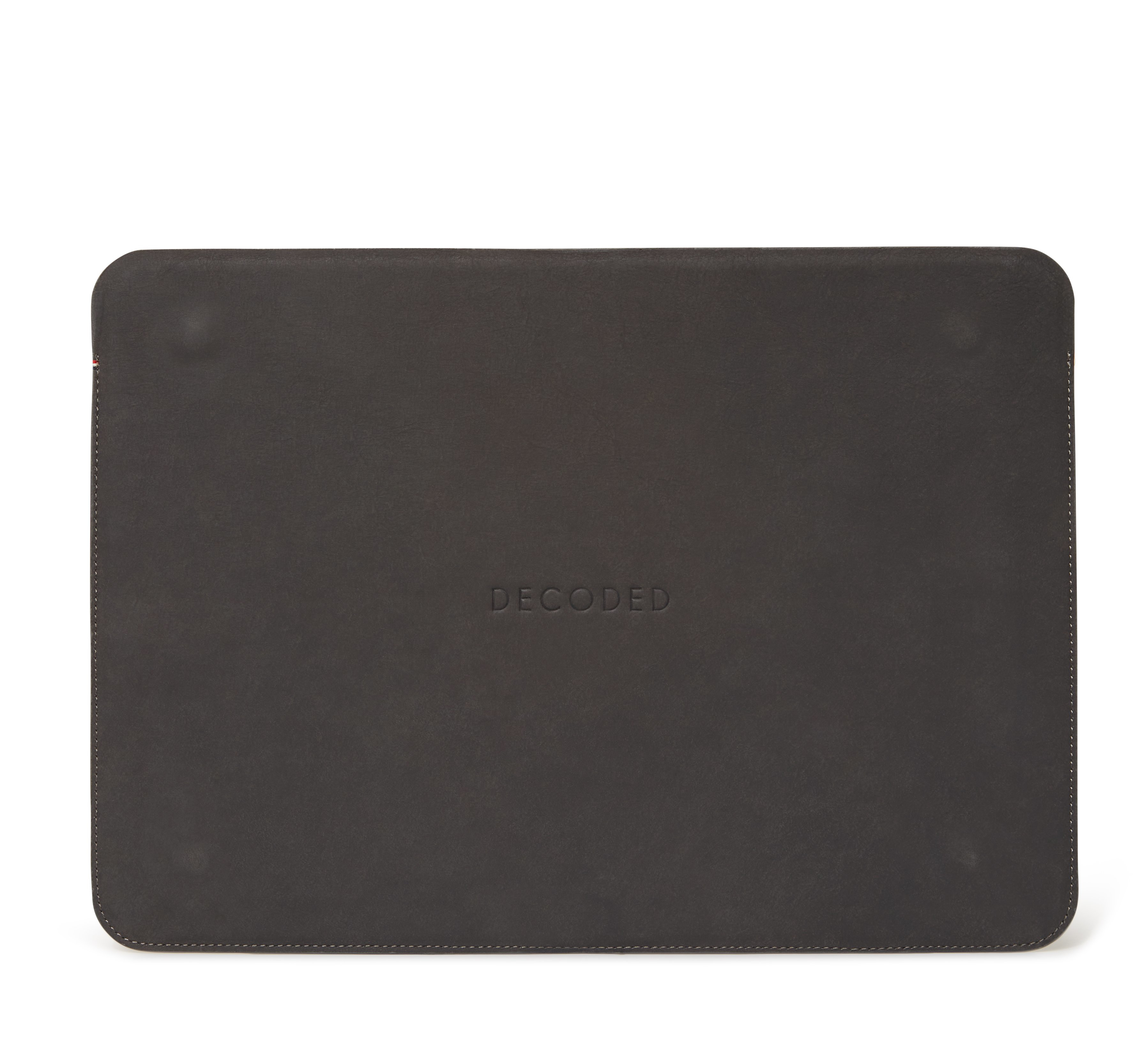 Decoded Leather Frame Sleeve for Macbook 13 inch antracite