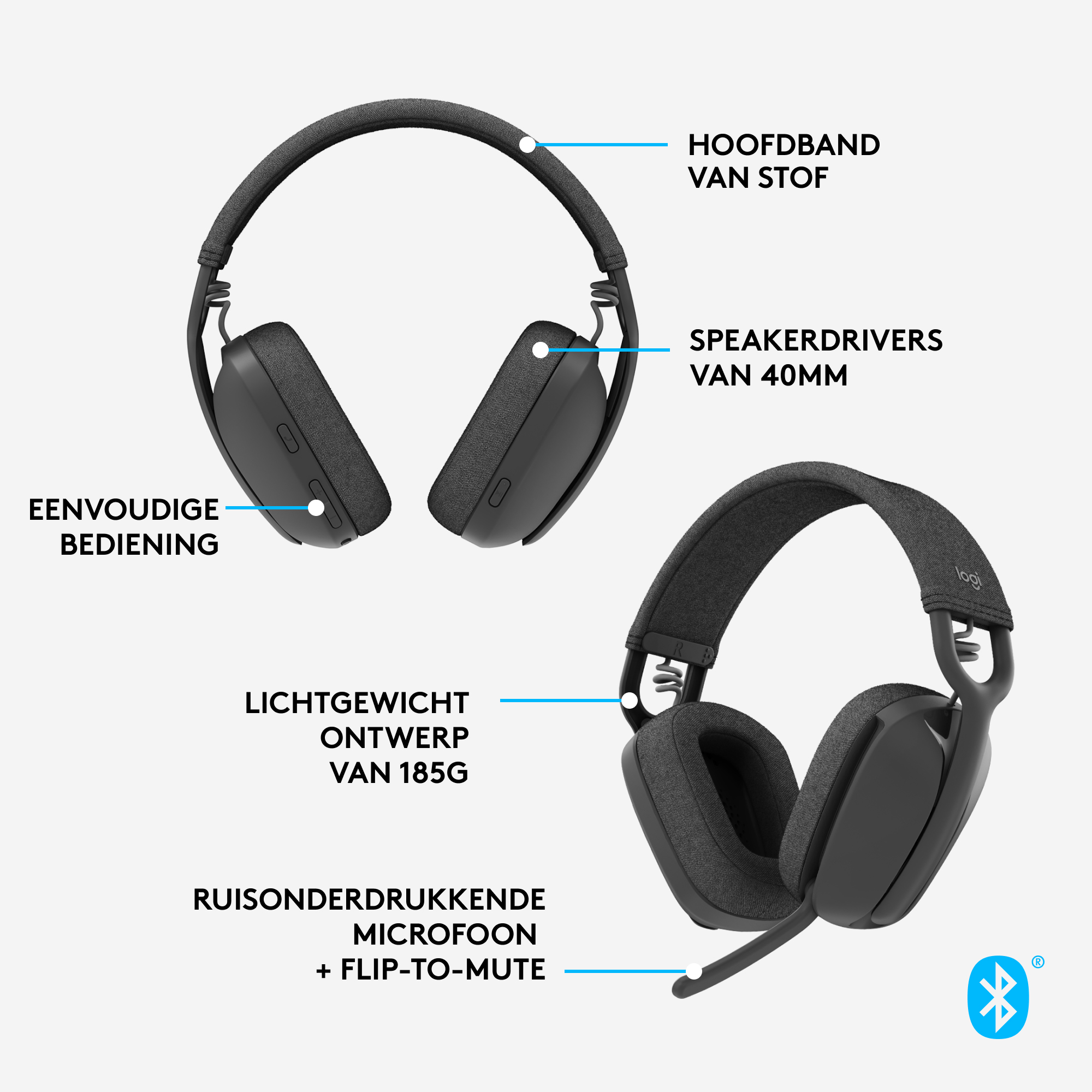 Logitech zone vibe 100 graphite