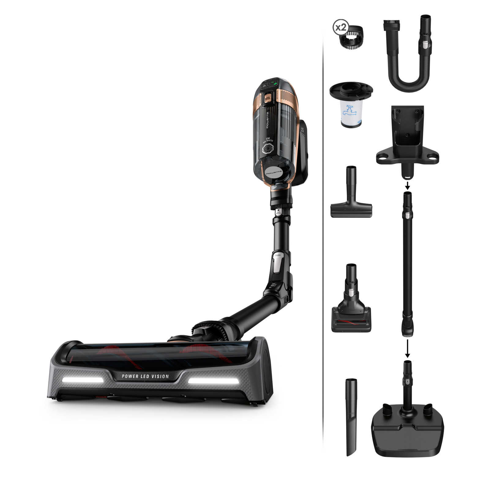 ROWENTA ASPIRATEUR BALAI FLEX RH99F1WO
