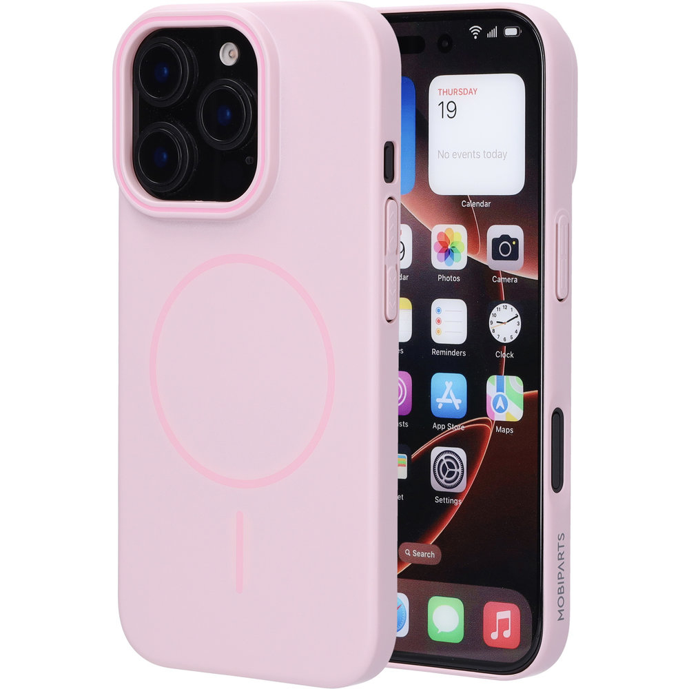Mobiparts Slim Line Case Apple iPhone 16 Pro (MagSafe) Blush Pink