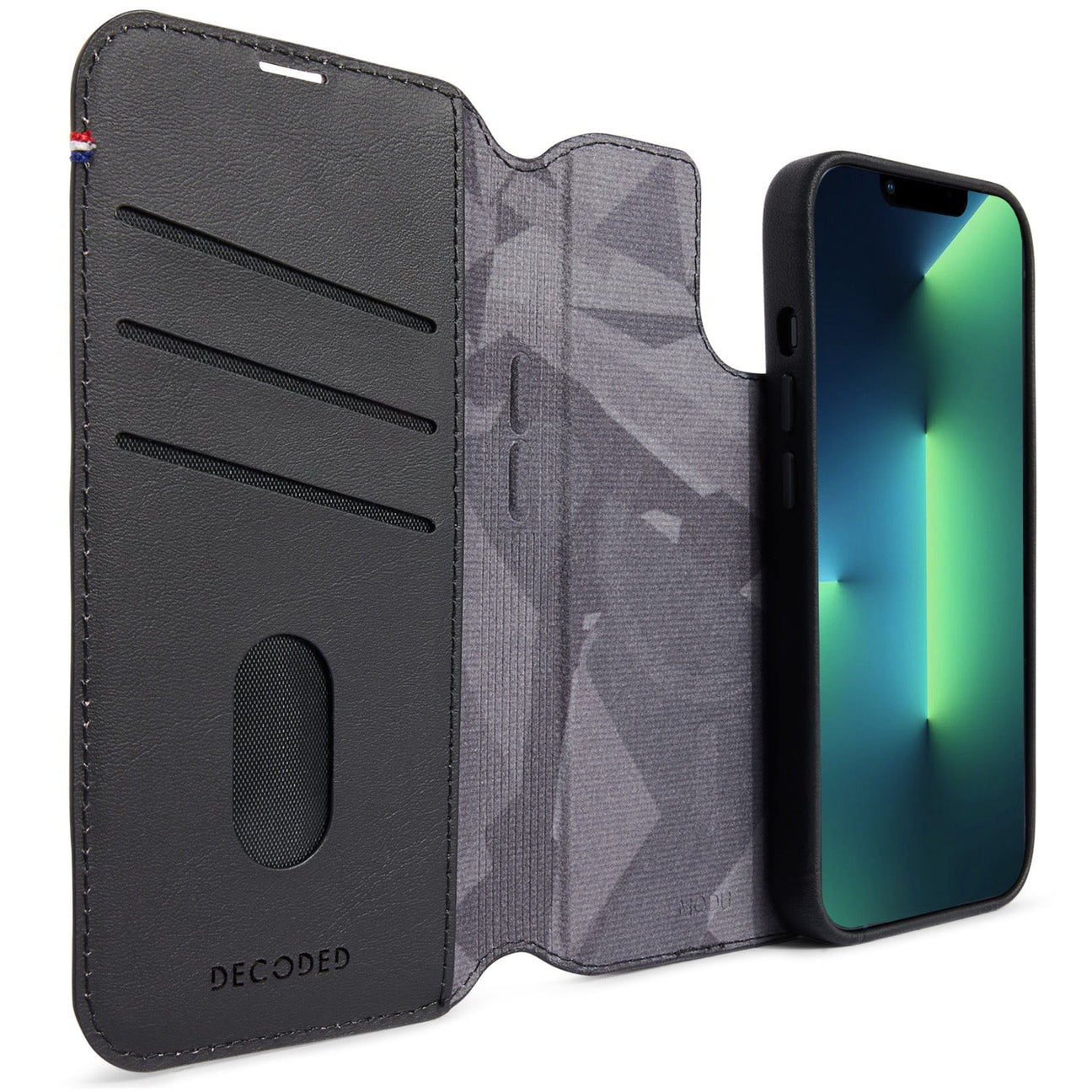 Tas DECODED Modu Wallet Black iPhone 14 Plus