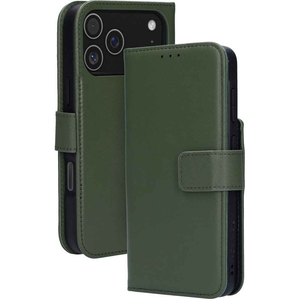 Mobiparts Leather 2 in 1 Apple iPhone 17 Pro Max Wallet Case Green