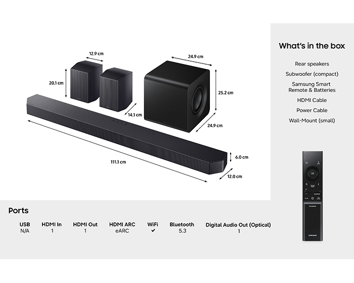 Samsung Barre audio HWQ930HXN
