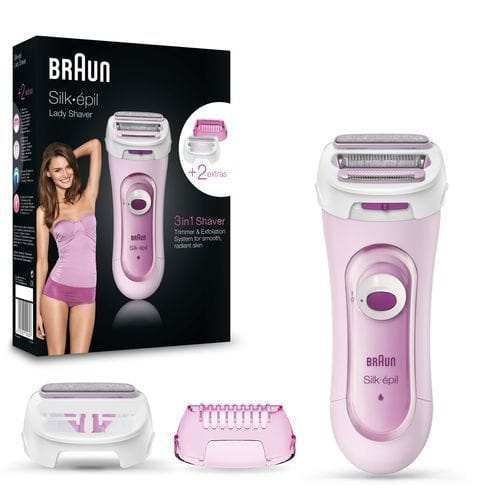 Braun Silk-épil LS 5360 3 tête(s) Tondeuse Rose