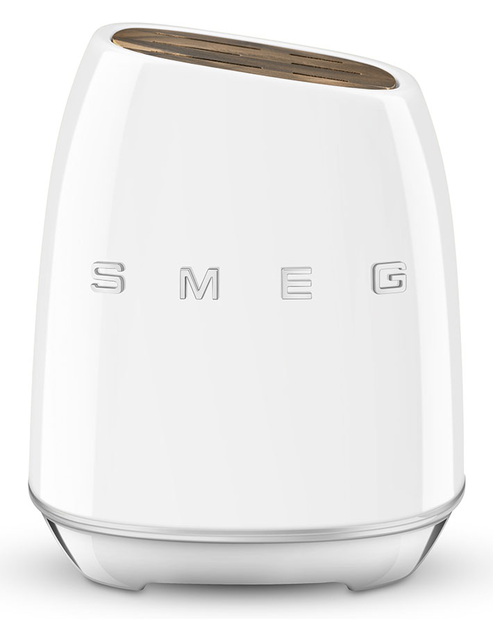 Messenblok SMEG KBSF02WH met 6 RVS-messen / wit