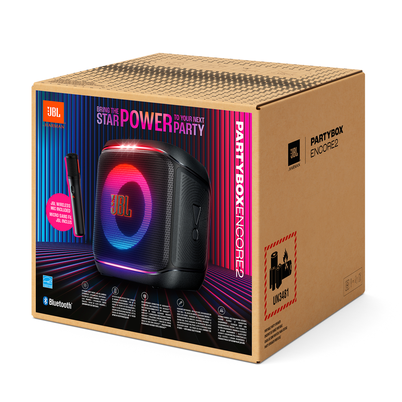 Partyspeaker JBL Partybox Encore 2 met accu