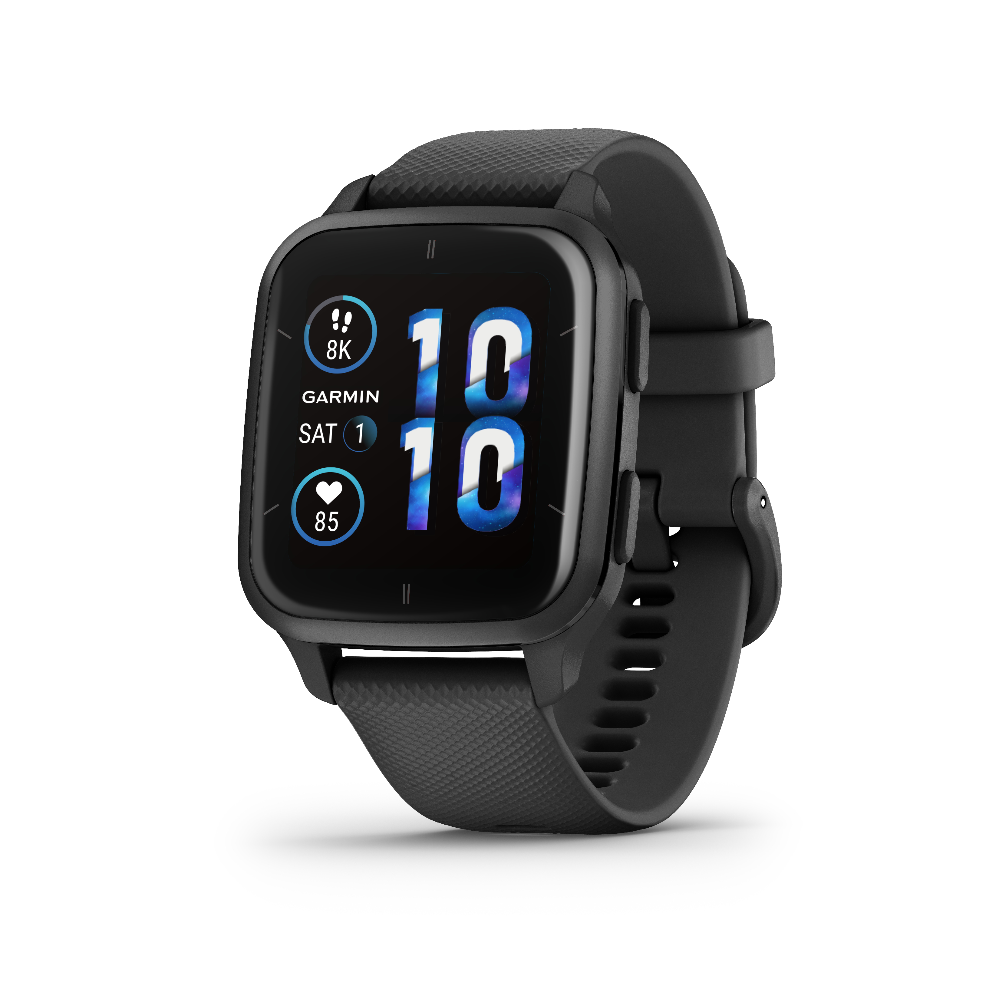 Garmin Venu Sq 2 Music 3,56 cm (1.4") AMOLED 40 mm Digitaal Touchscreen Zwart GPS