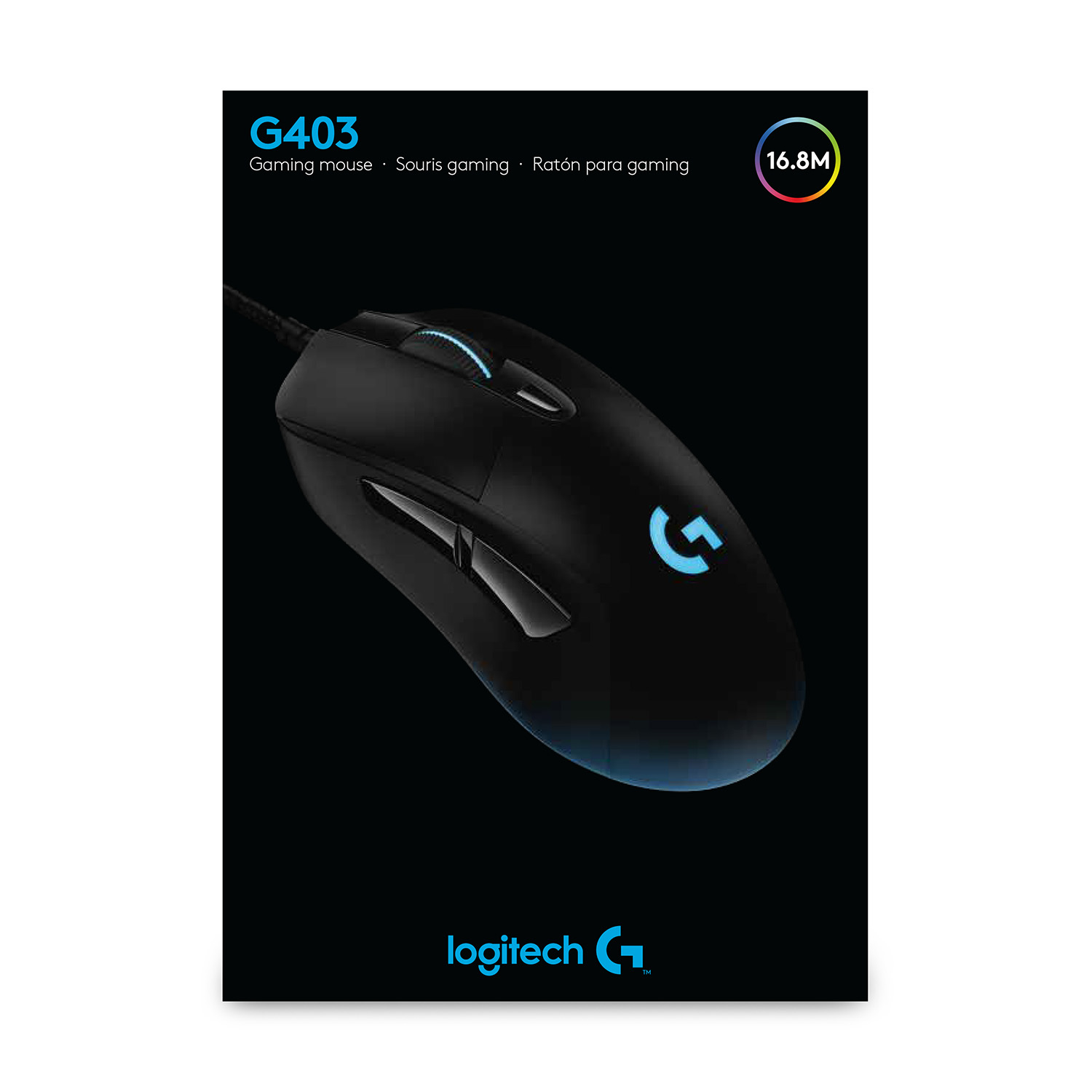 Muis Logitech G403 Hero Black