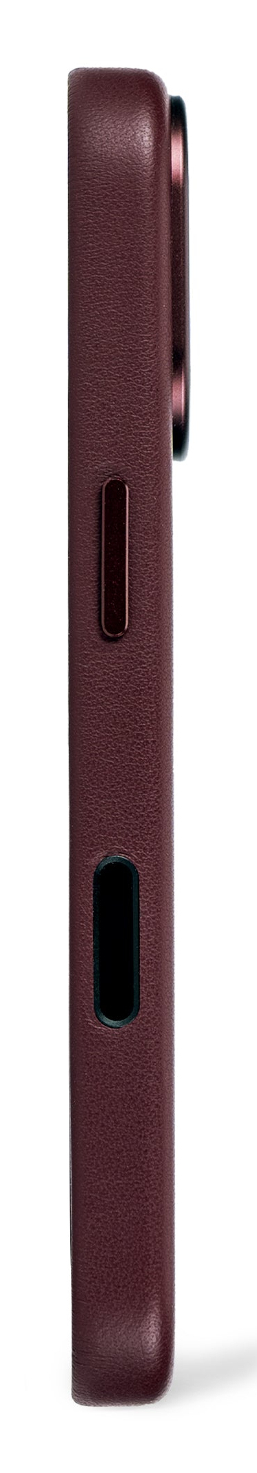Decoded Leather Backcover Apple iPhone 17 Dark Ruby