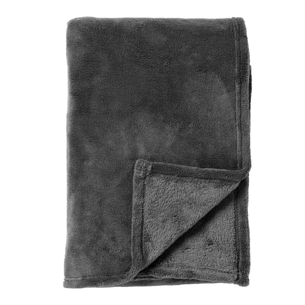 Plaid Dutch Decor HARVEY Charcoal Grey 150x200cm