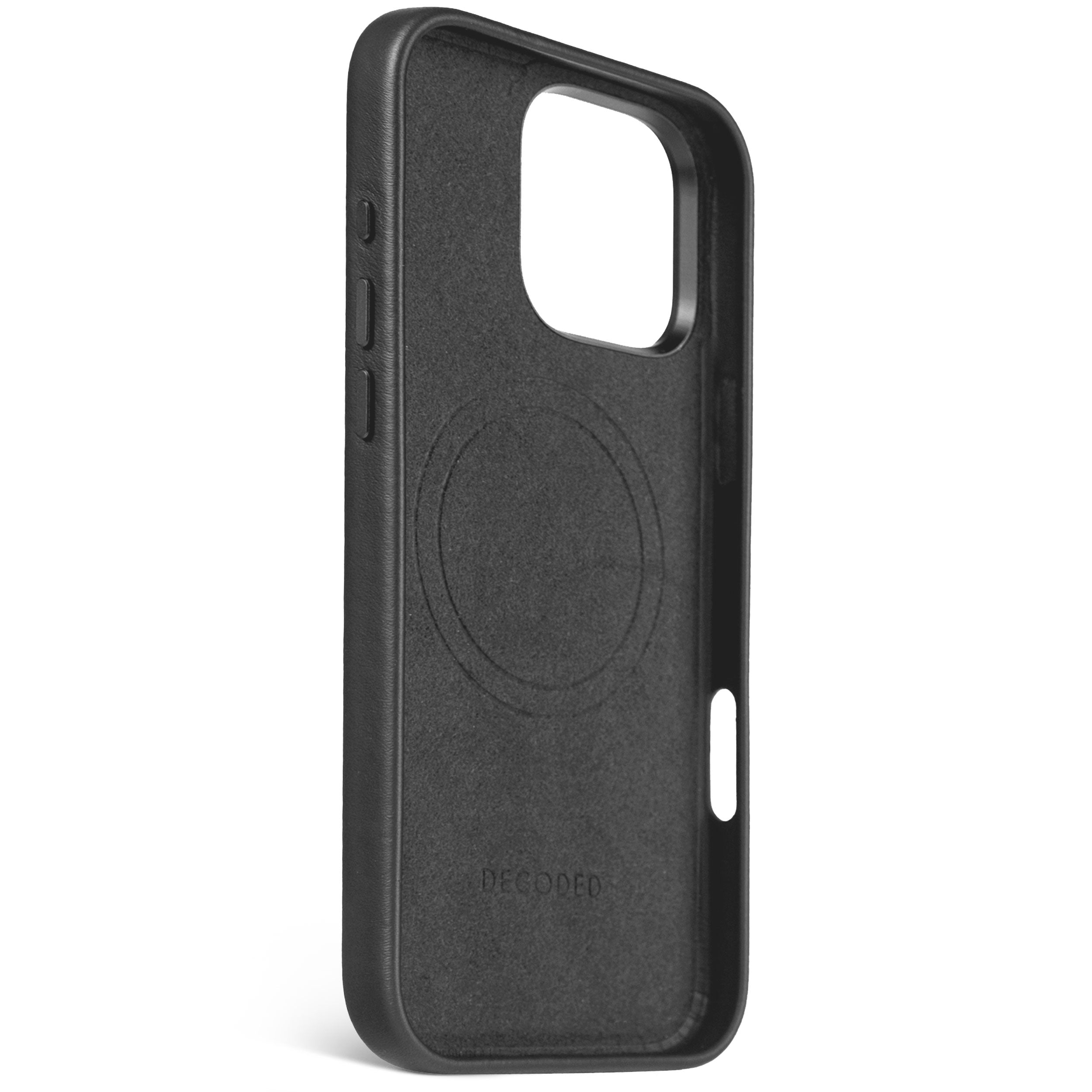Decoded Leather Backcover Apple iPhone 16 Pro Max Black