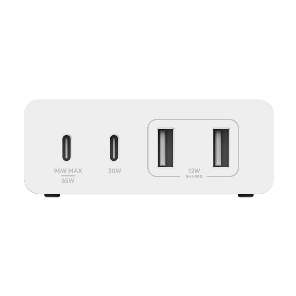 Oplader Belkin 108W GAN 2 X USB-C 30W & 96W 2 X USB-A 12W