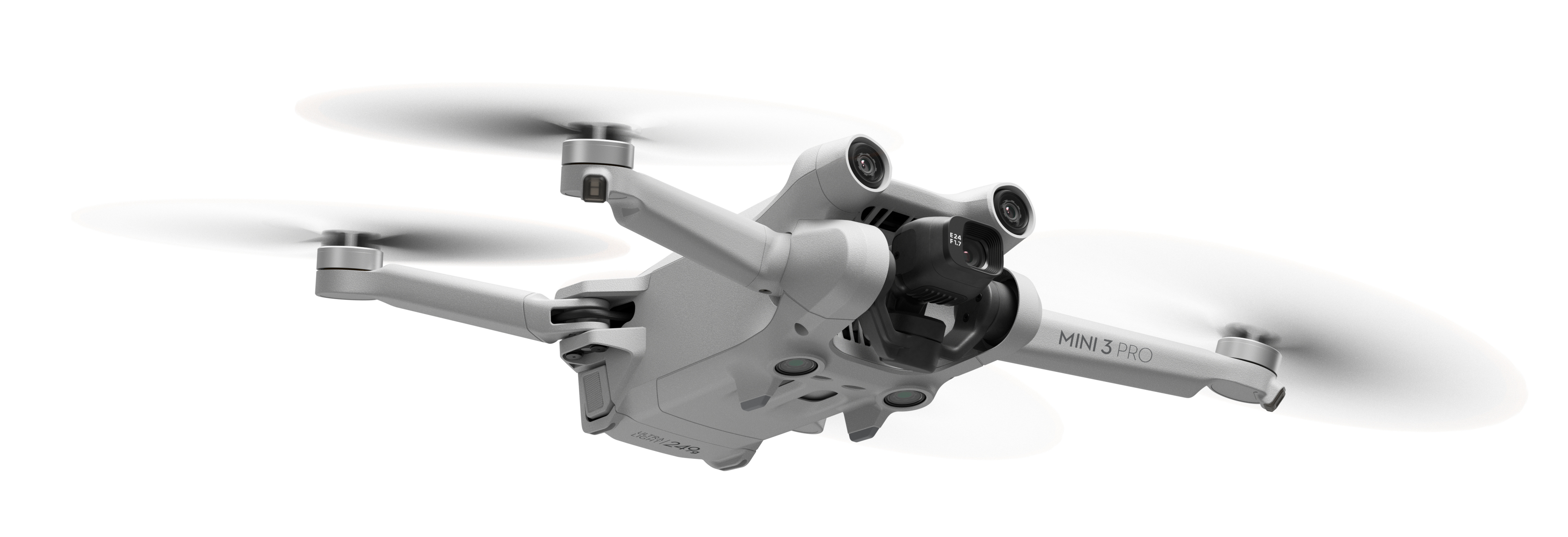 DJI Mini 3 Pro (RC-N1) 4 propellers Octocopter 48 MP 3840 x 2160 Pixels 2453 mAh Zwart, Wit