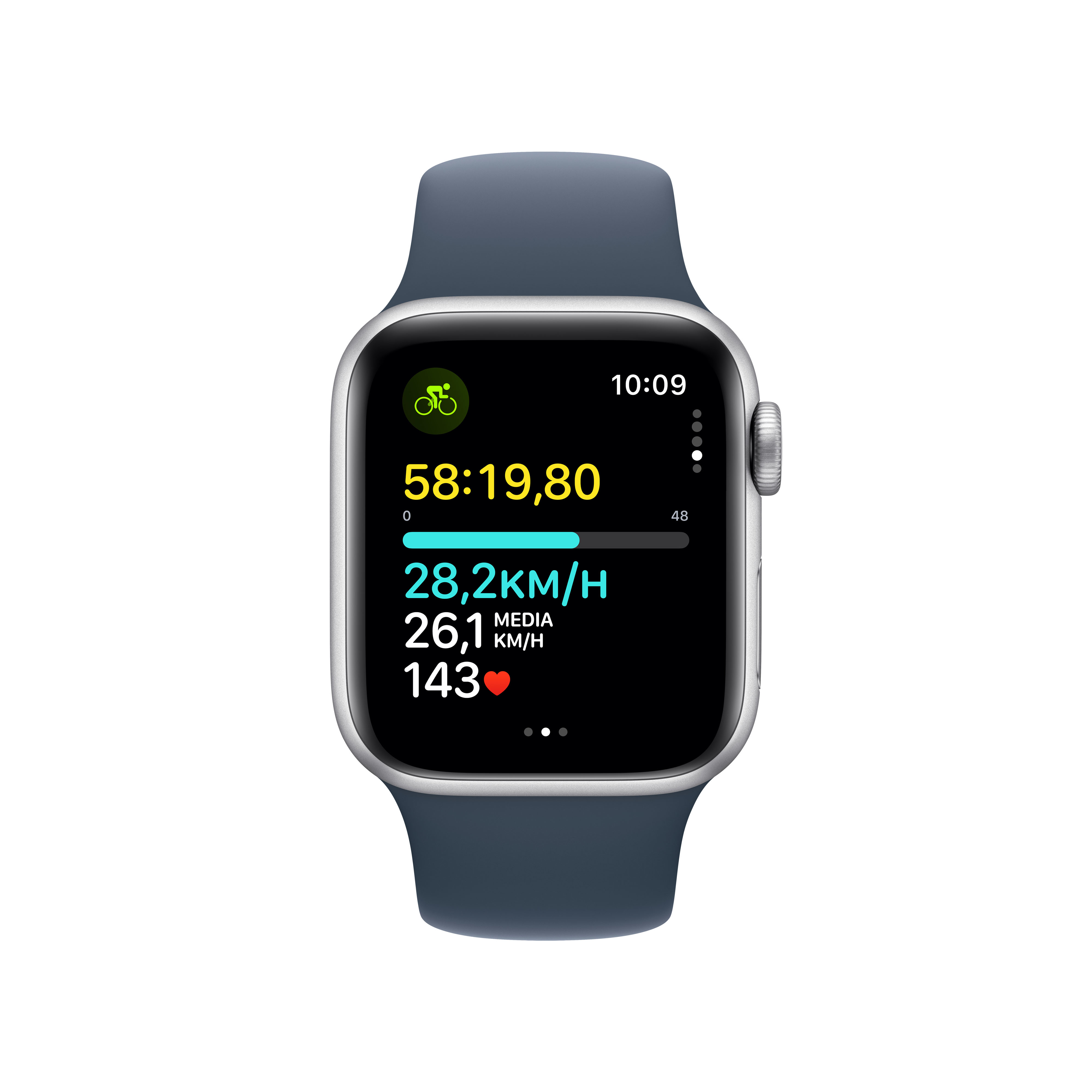 Apple Watch SE OLED 40 mm Digitaal 324 x 394 Pixels Touchscreen 4G Zilver Wifi GPS