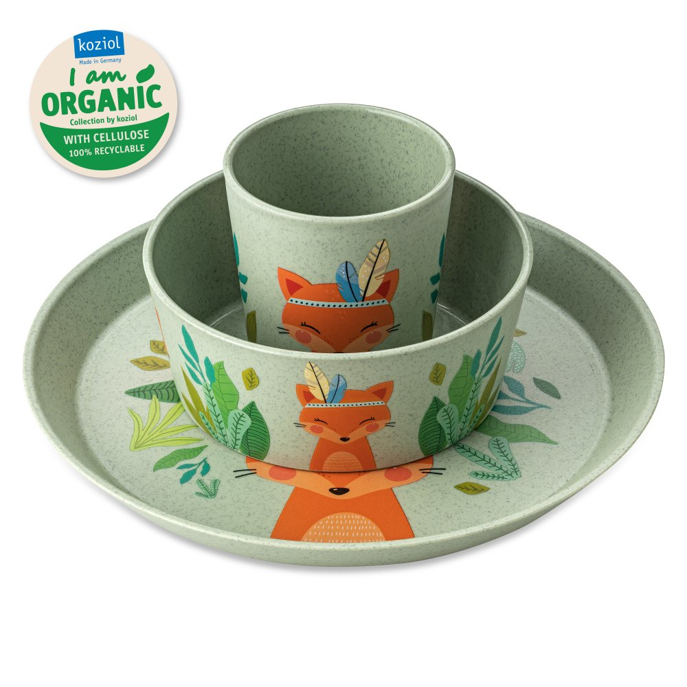 koziol 2028668 kit de vaisselle 3 pièce(s) Vert