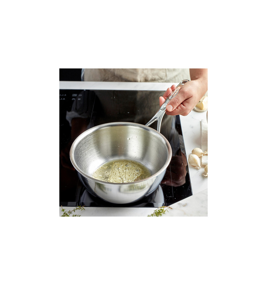 Demeyere Atlantis 7 Sauteuse conique 18 cm + fouet duo