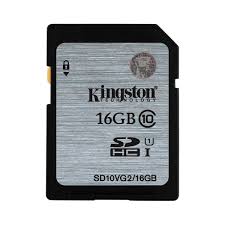 SDHC KINGSTON SD10VG2/16GB Technology Class 10 16Gb