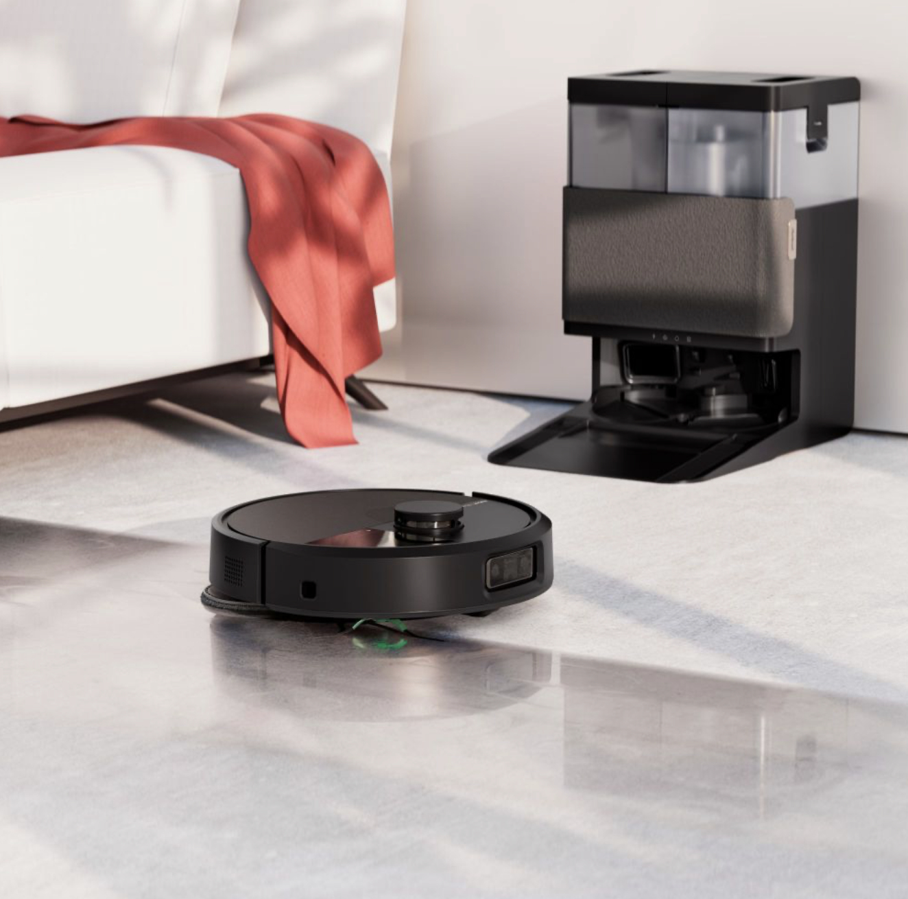 Robotstofzuiger IROBOT 505 Roomba / Combo Plus / Autowash-dock / zwart
