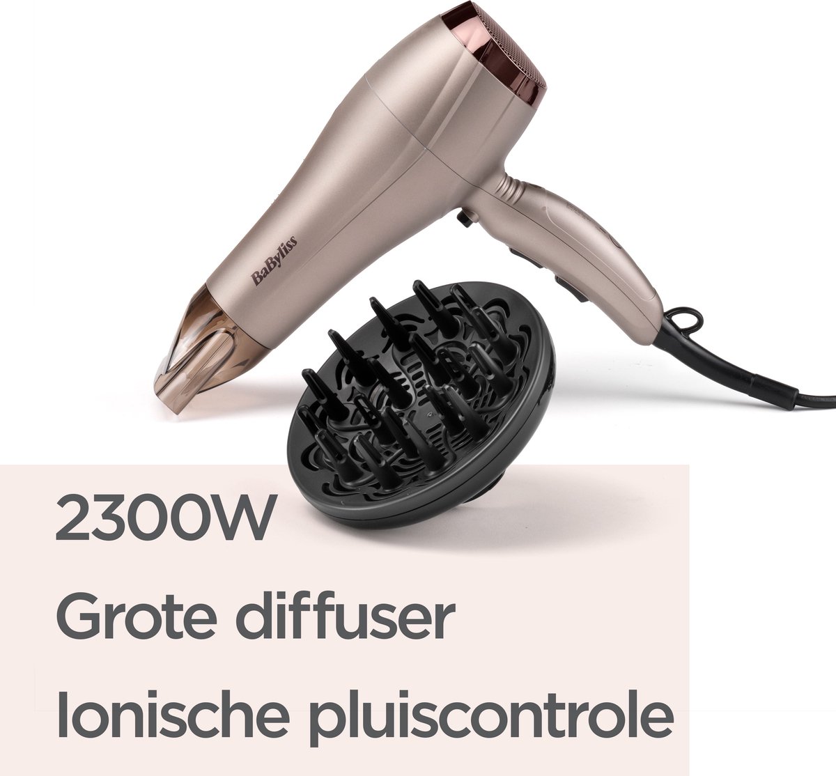 Haardroger BABYLISS 5790PE Espresso Smooth Dry