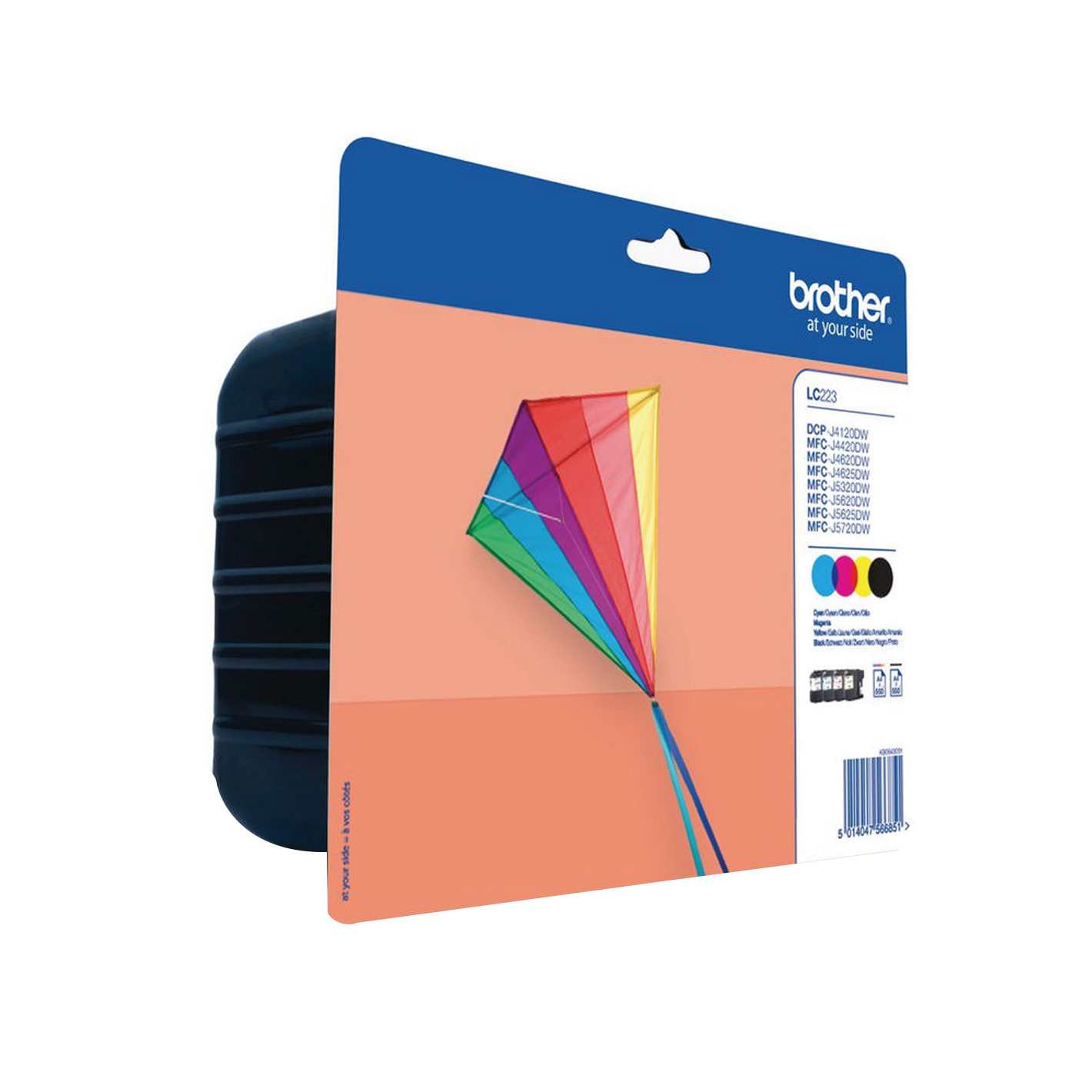 Inktpatroon BROTHER LC-223VALBP Valuepack
