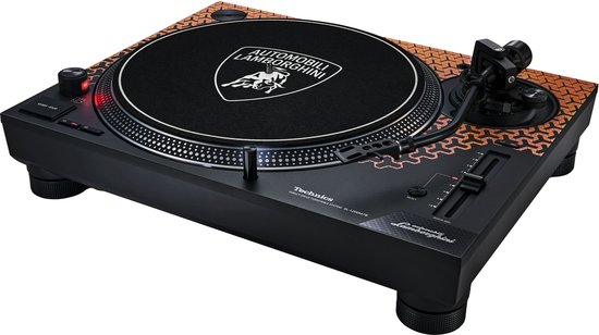 Platenspeler TECHNICS SL-1200M7PED Lamborghini rood/oranje