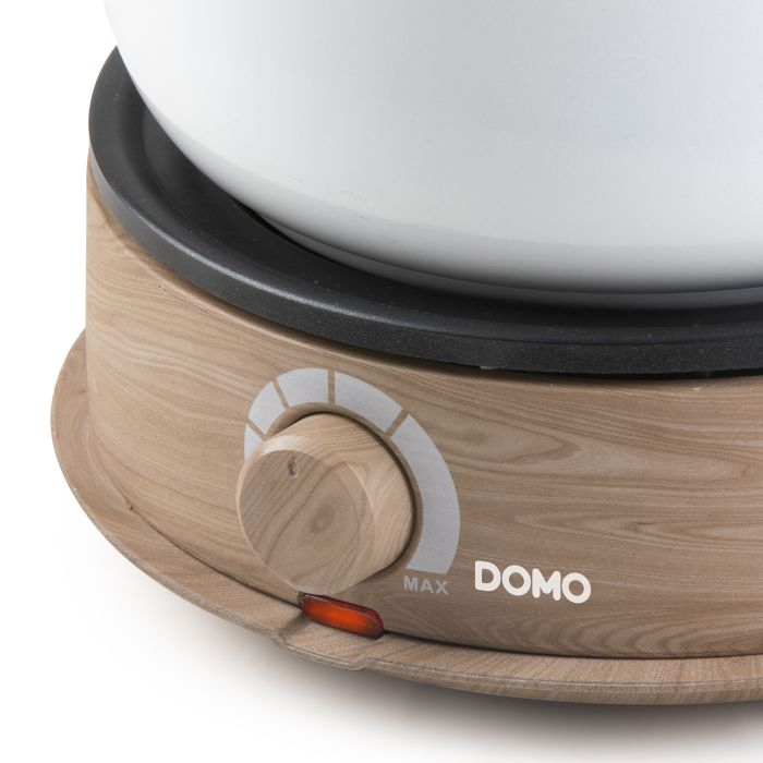Fondue Domo DO736F - 8P - houtlook/wit - 1500 W 