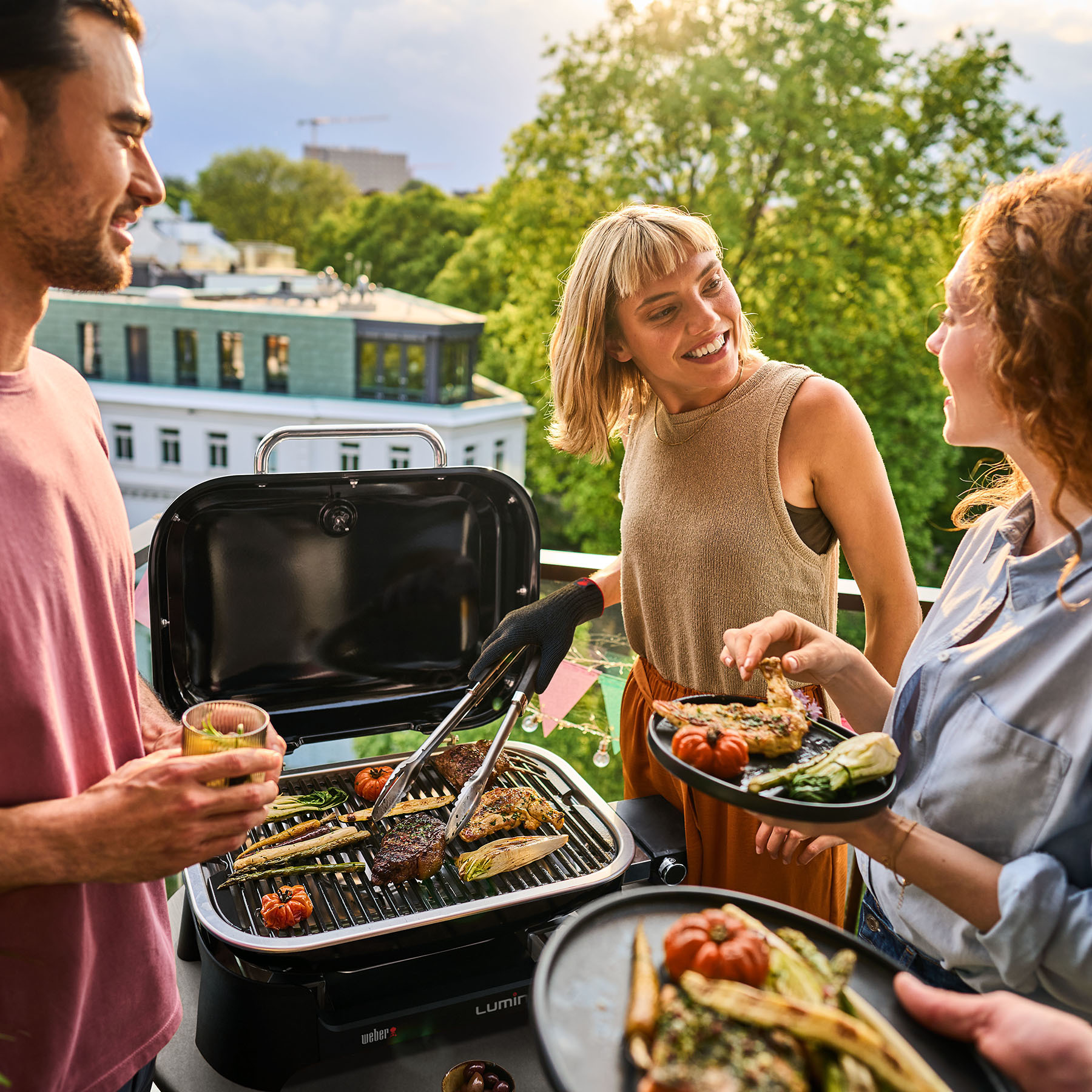 BBQ WEBER 92010953 Lumin / Black Nordic / Elektrisch