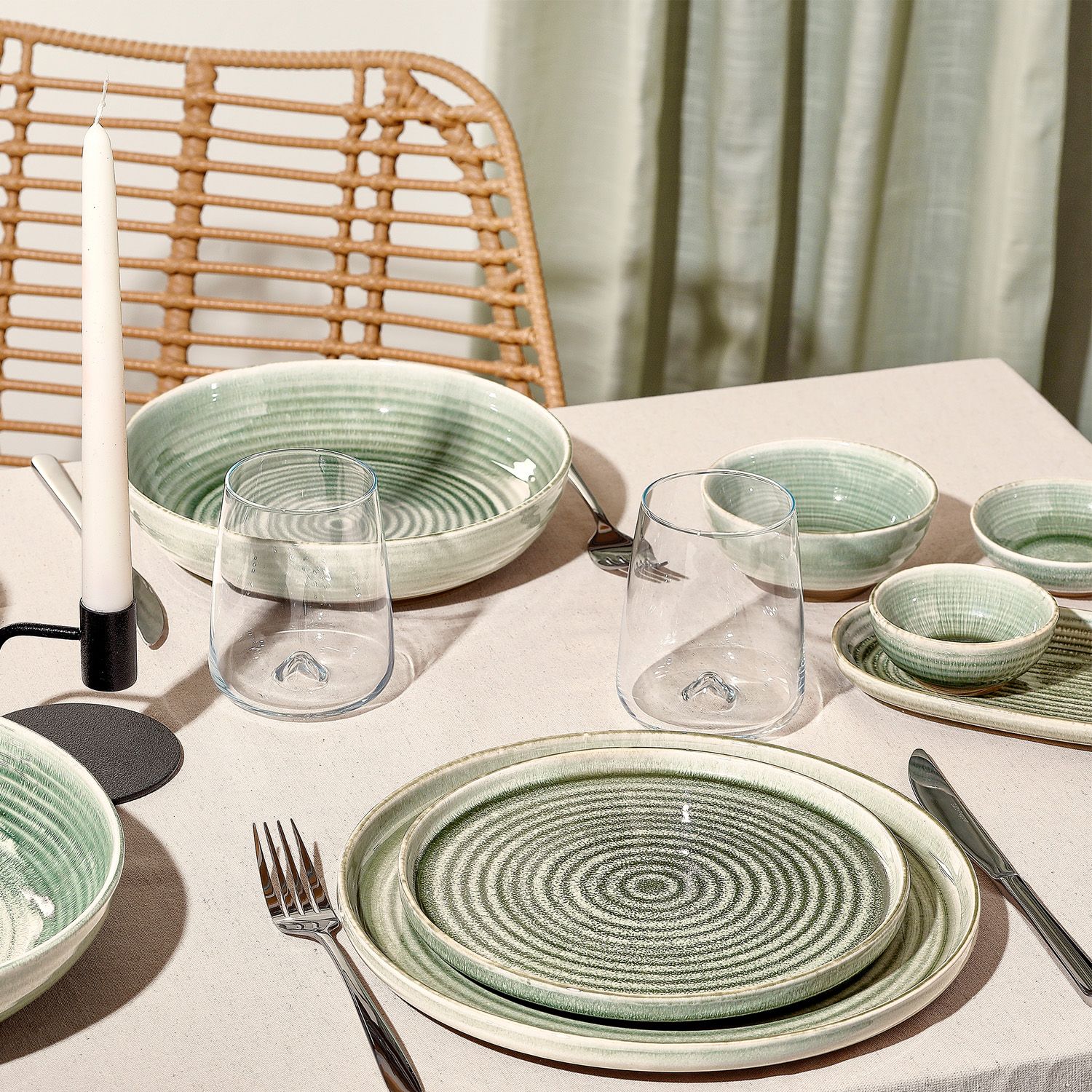 Plat bord S&P 804321 Cameo / 27,5cm / groen