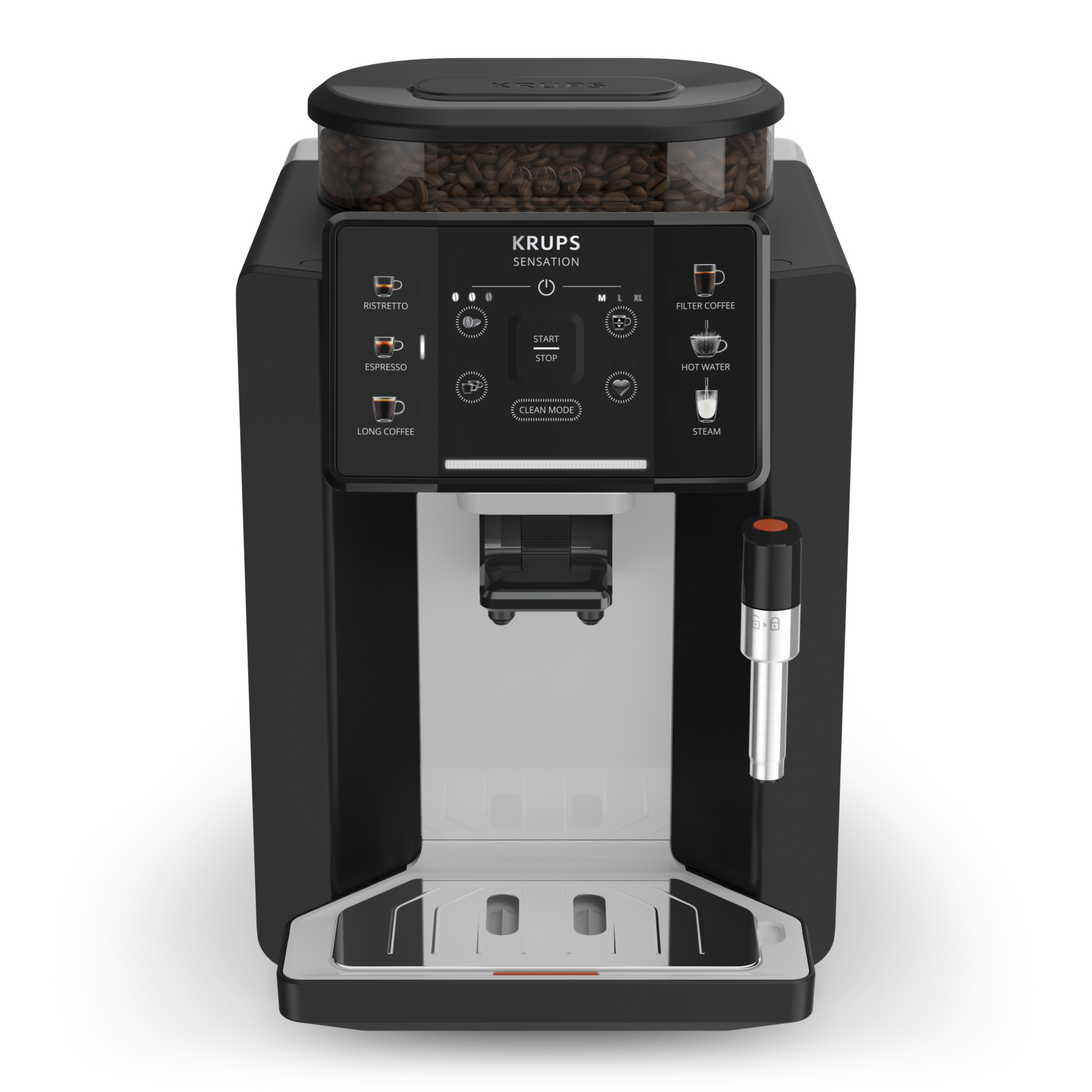 Espressomachine KRUPS EA910A10 Sensation / zwart