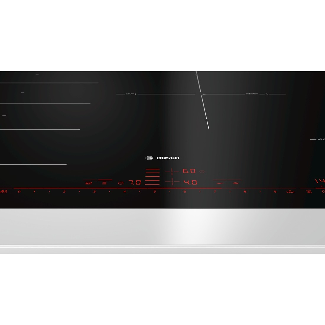 Bosch PXE801DC1E plaque Noir Intégré Plaque avec zone à induction 4 zone(s)