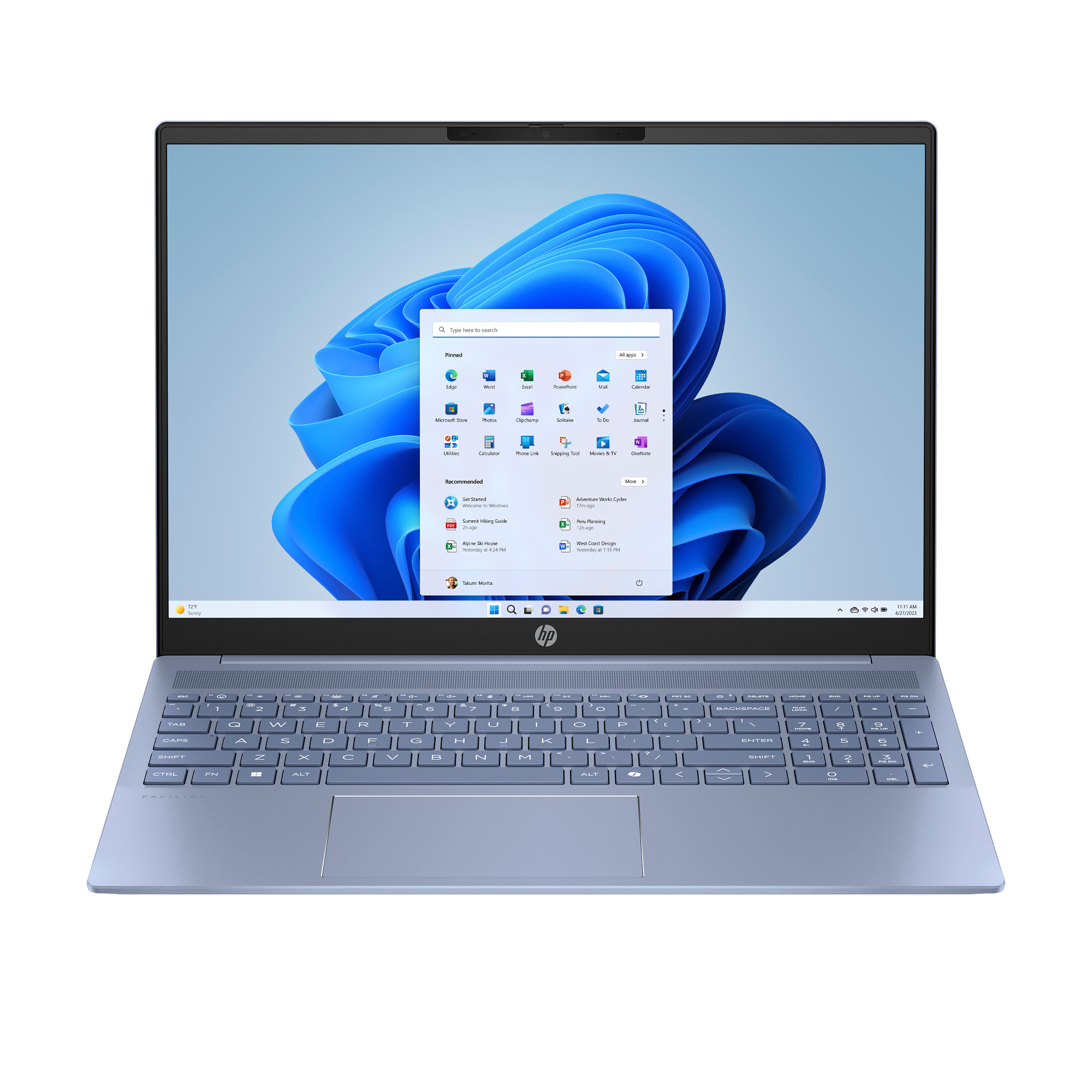 Laptop HP Pavilion 16-AF0057NB 16' 2K OLED 120Hz - Core Ultra 7 155U - 16GB - 512GHB - Blue