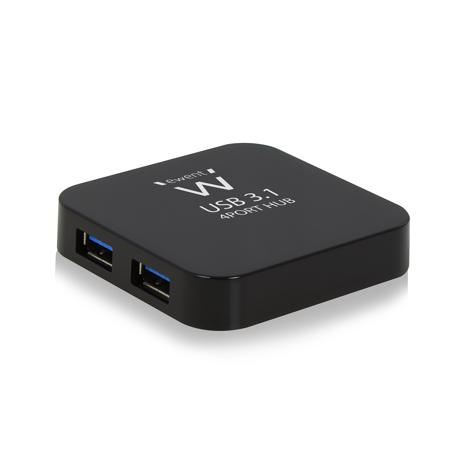 Ewent EW1134 interface hub USB 3.2 Gen 2 (3.1 Gen 2) Type-A 5000 Mbit/s Zwart