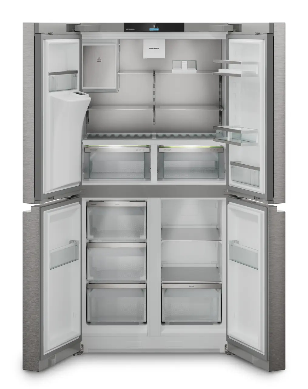Liebherr MBsddi 9028 Plus BioFresh NoFrost amerikaanse koelkast Vrijstaand 545 l Zilver