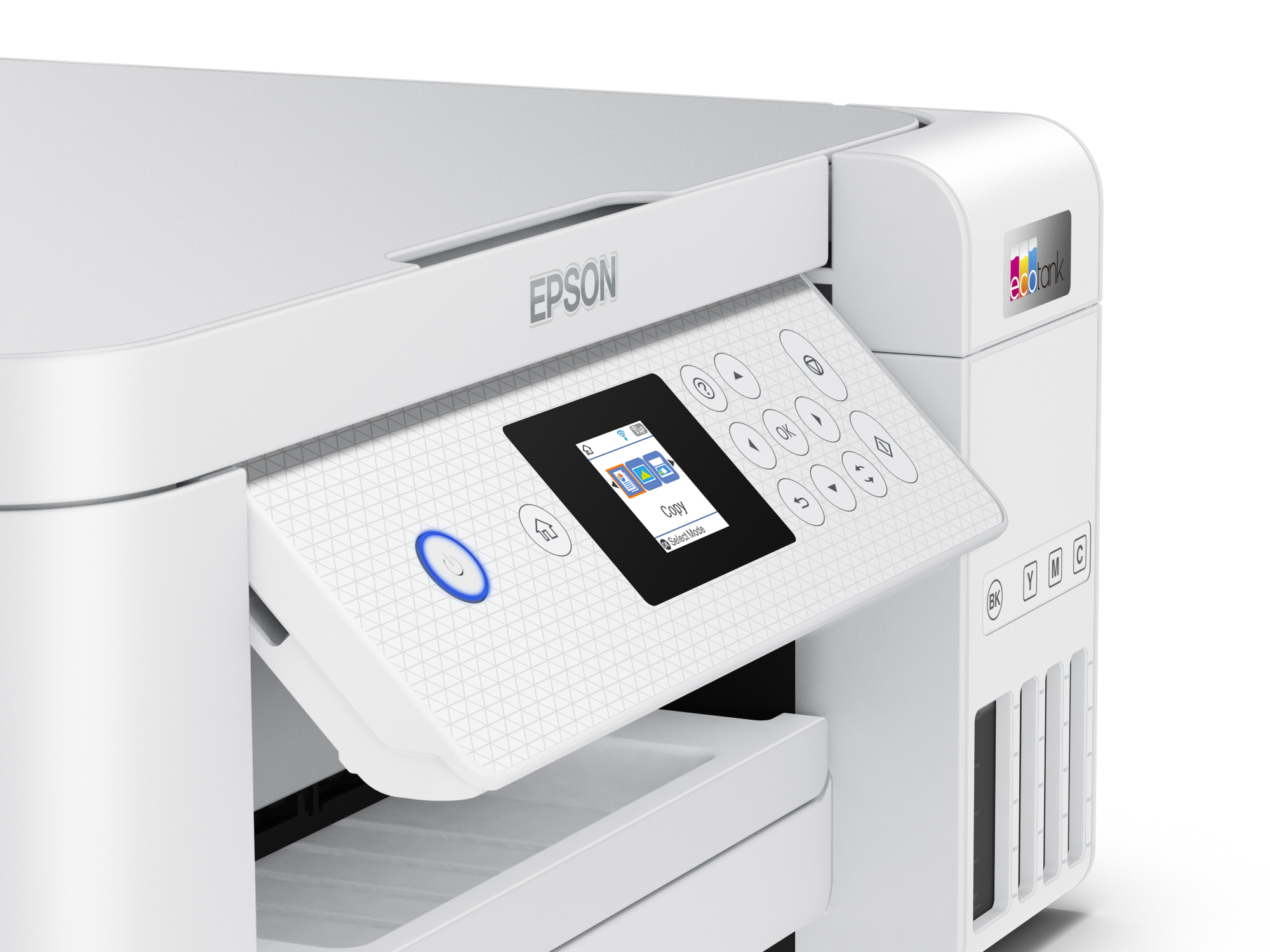 Printer Inkjet EPSON EcoTank ET-2856 Wit AIOFlat Kleur A4