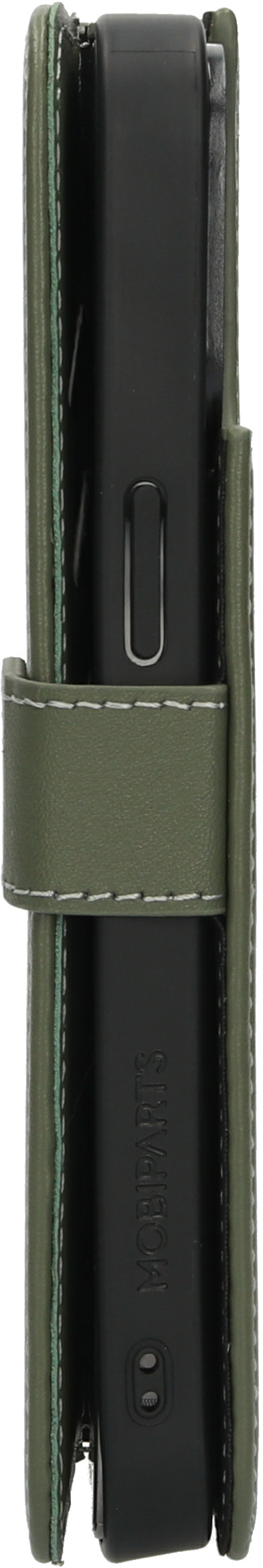 Mobiparts Leather 2 in1 Wallet Case iPhone 15 Pro Max Green