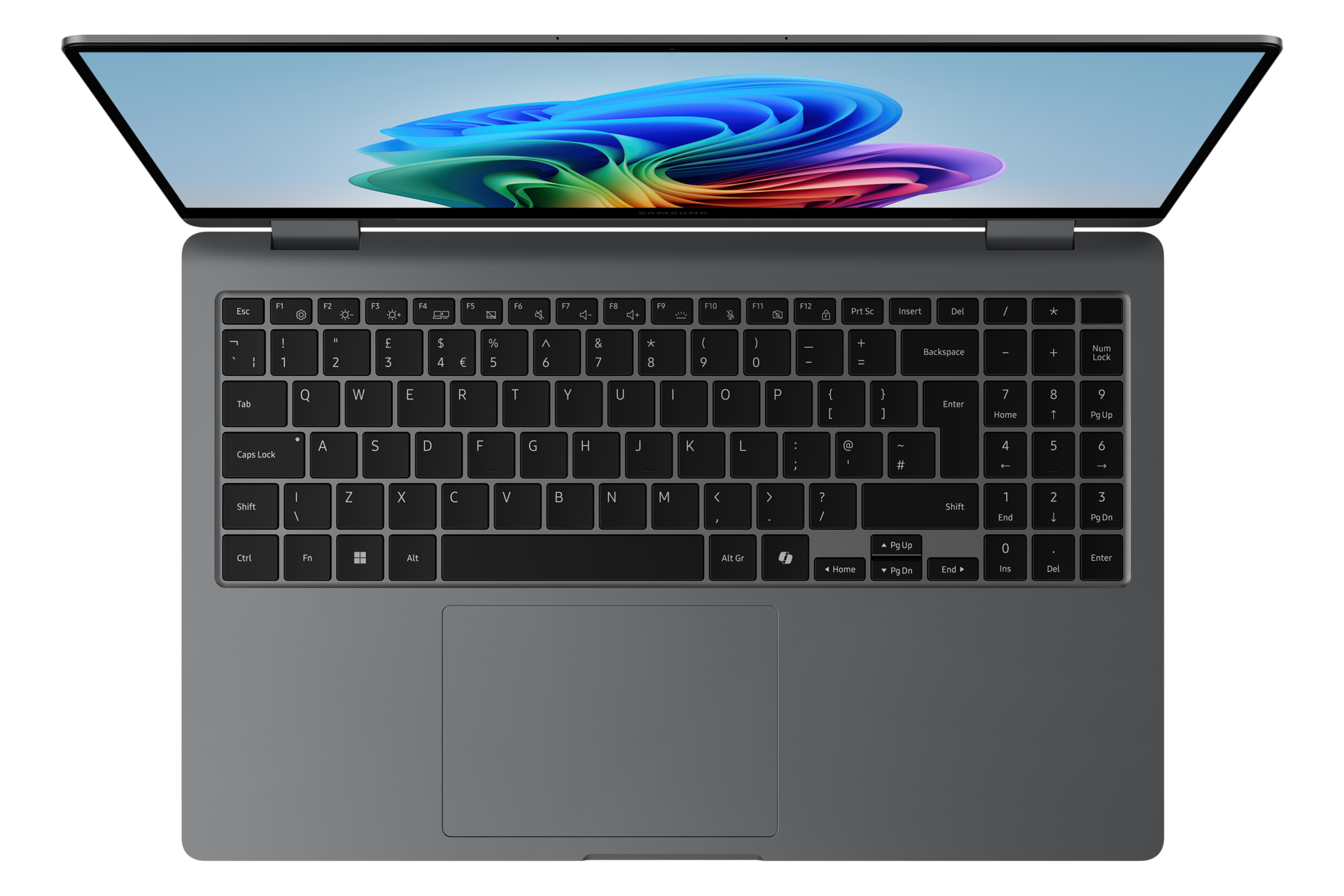 Laptop Samsung Galaxy Book5 360 Touch I7 14th 16GB 512GB Dark Gray