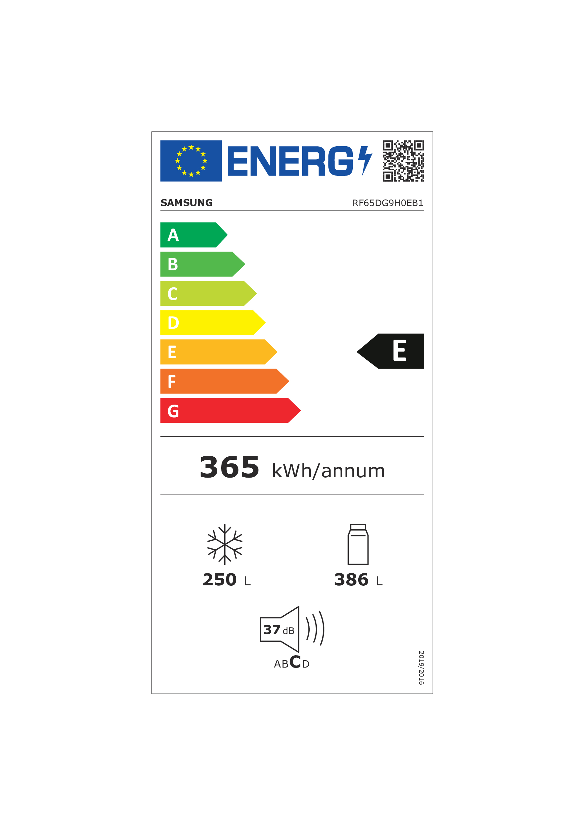 Samsung Réfrigérateur French door RF65DG9H0EB1EF