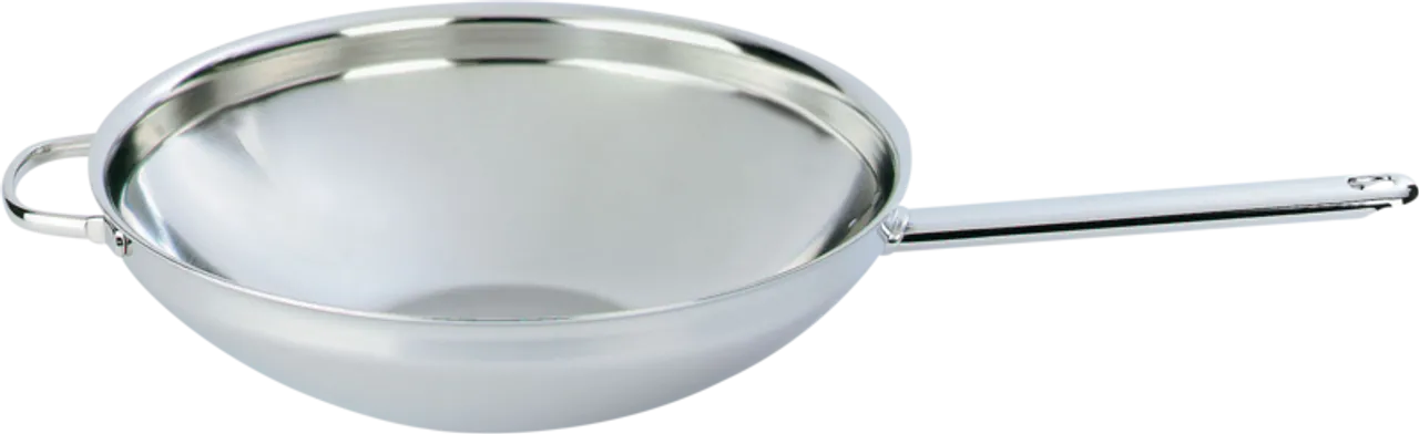 Demeyere wok 32 cm - fond plat