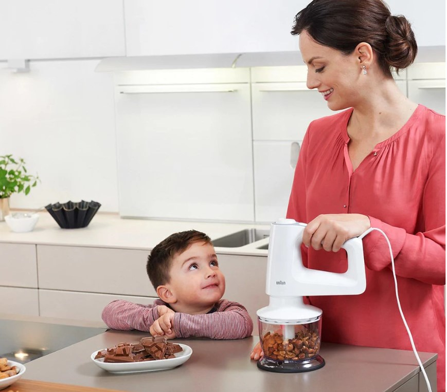 Braun HM 3135 WH Handmixer 500 W Grijs, Wit