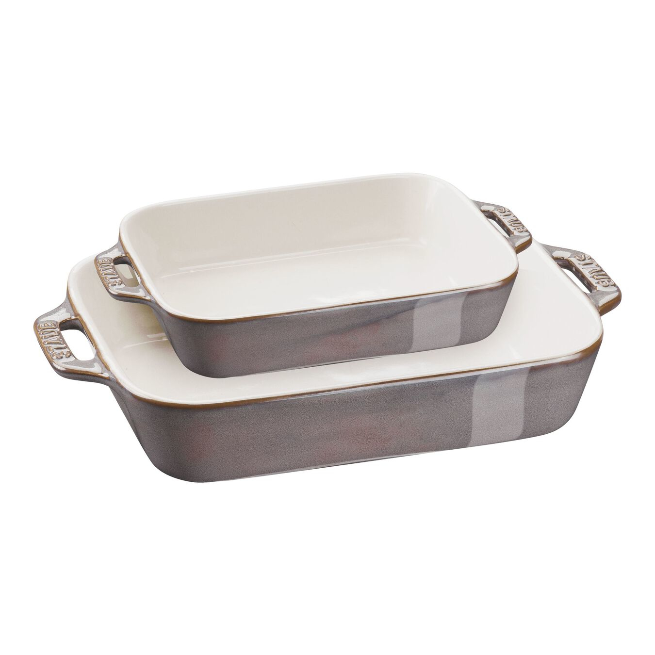 Ovenschalenset STAUB 40511-922-0 27x20cm + 20x16cm Grey