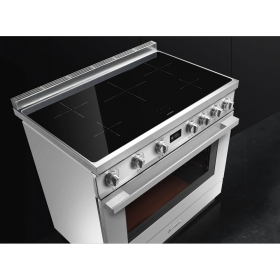 Fornuis inductie Smeg Portofino inox / 90x60 / 5 zones