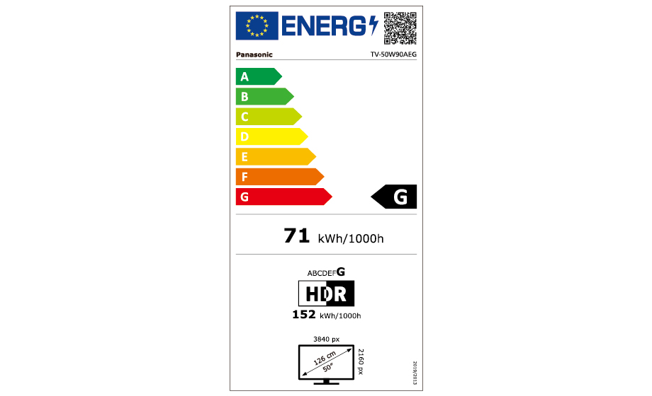 LED LCD TV PANASONIC TV-50W90AEG