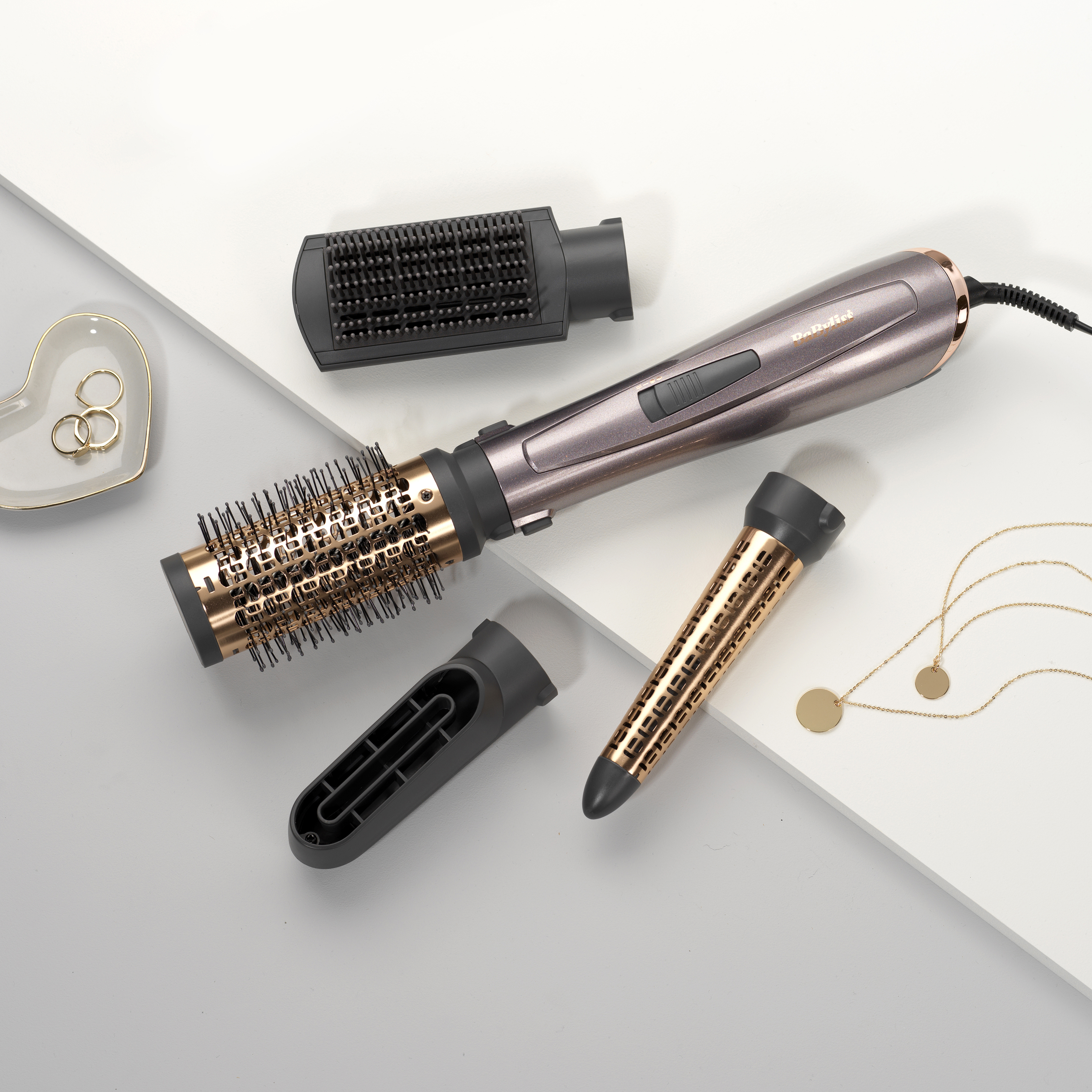 BaByliss Air Style 1000 Haarstijlset Warm Zwart, Koper, Palladium 1000 W 2,5 m